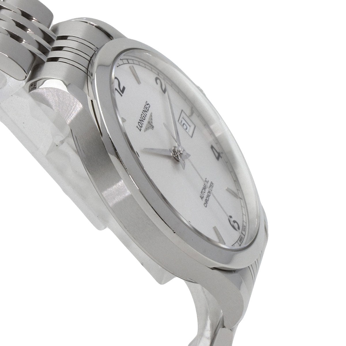 LONGINES record Watches L2.820.4.76.6 Stainless Steel/Stainless Steel mens