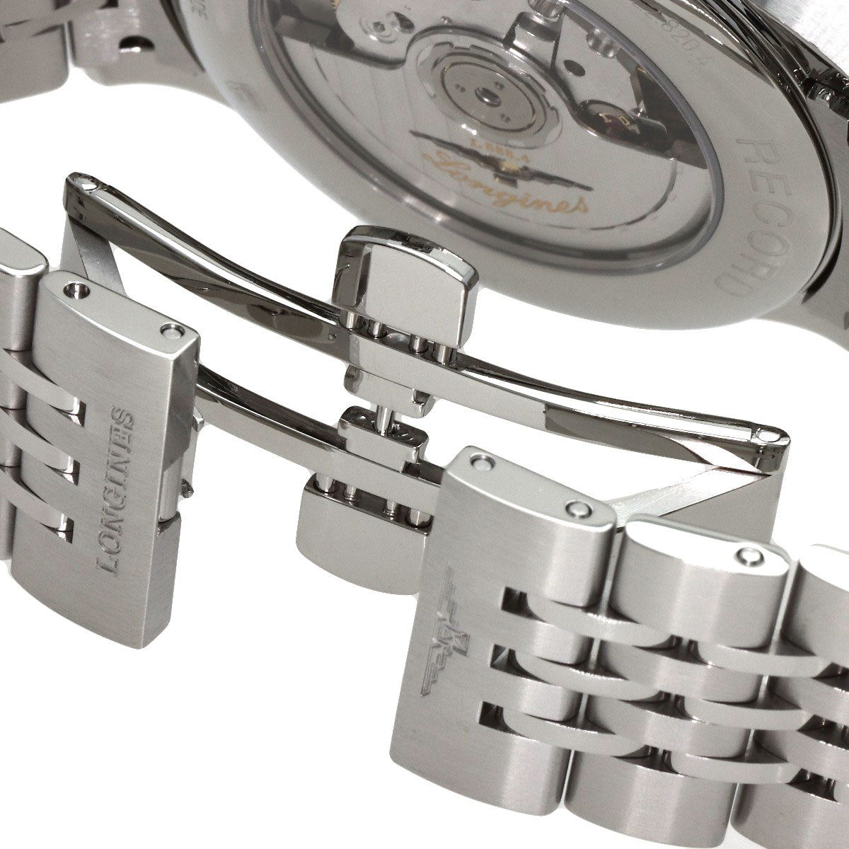 LONGINES record Watches L2.820.4.76.6 Stainless Steel/Stainless Steel mens