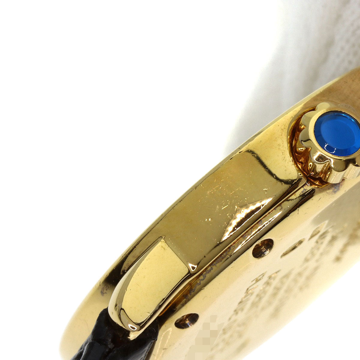 CARTIER Must Rondo Watches W1008743 Silver/Leather Ladies