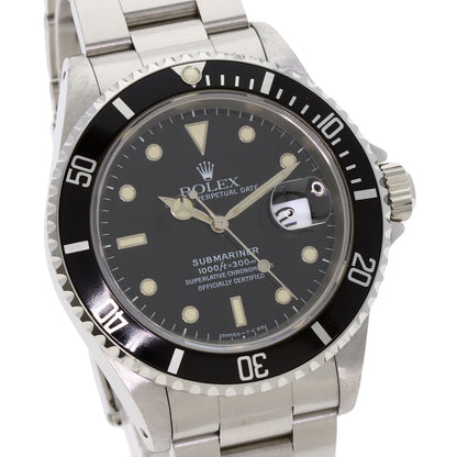 ROLEX Submariner Date Tritium Watches 16610 Stainless Steel/Stainless Steel mens