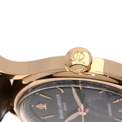 Baume & Mercier Classima Executive Watches M0A08691 K18 Pink Gold/Leather mens