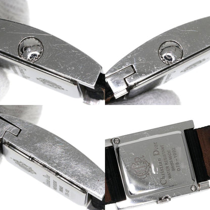 CHRISTIAN DIOR Maris Watches D78-1092 Stainless Steel/Leather Ladies