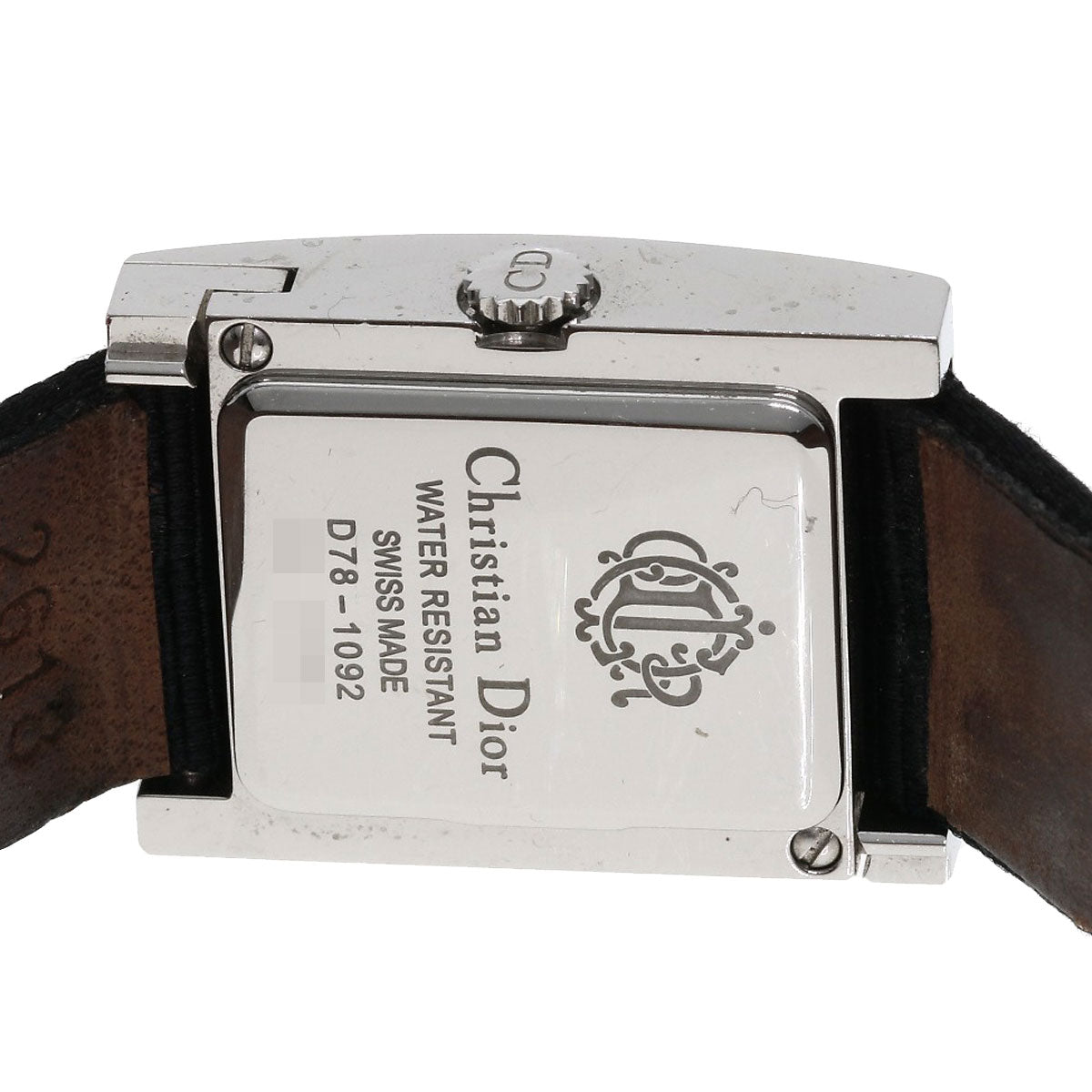 CHRISTIAN DIOR Maris Watches D78-1092 Stainless Steel/Leather Ladies