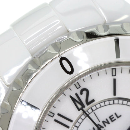 CHANEL J12 1.3 "White Ceramic Watches H0968 Ceramic/Ceramic Ladies