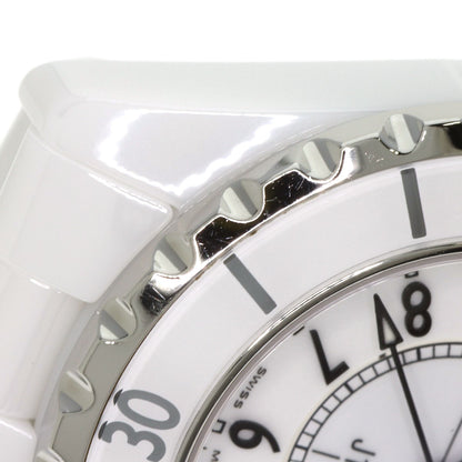 CHANEL J12 1.3 "White Ceramic Watches H0968 Ceramic/Ceramic Ladies