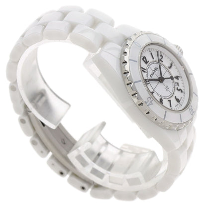 CHANEL J12 1.3 "White Ceramic Watches H0968 Ceramic/Ceramic Ladies