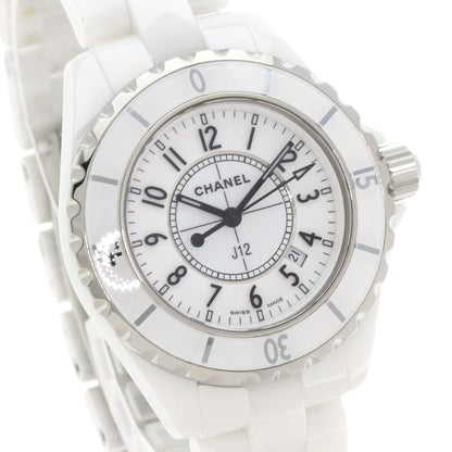 CHANEL J12 1.3 "White Ceramic Watches H0968 Ceramic/Ceramic Ladies