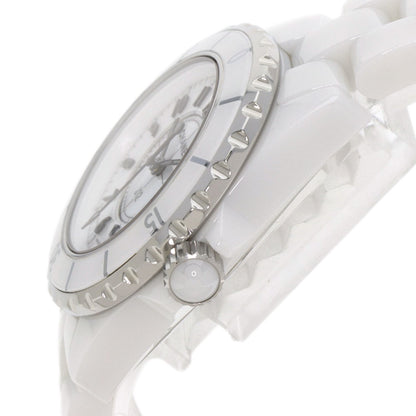 CHANEL J12 1.3 "White Ceramic Watches H0968 Ceramic/Ceramic Ladies