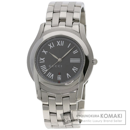 GUCCI Round face Watches 5500M Stainless Steel/Stainless Steel mens