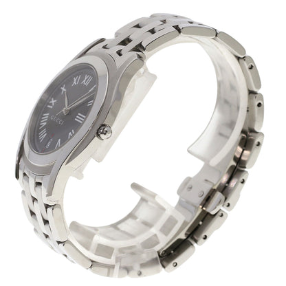 GUCCI Round face Watches 5500M Stainless Steel/Stainless Steel mens