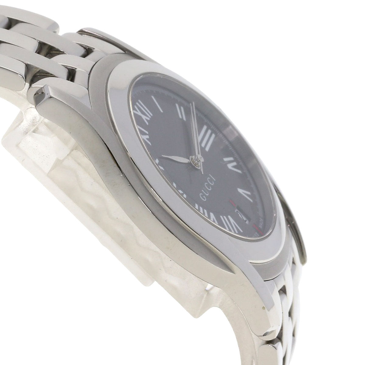 GUCCI Round face Watches 5500M Stainless Steel/Stainless Steel mens