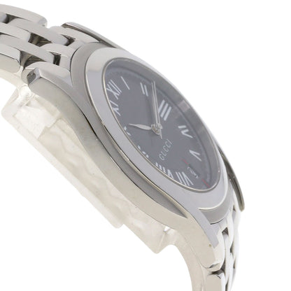 GUCCI Round face Watches 5500M Stainless Steel/Stainless Steel mens