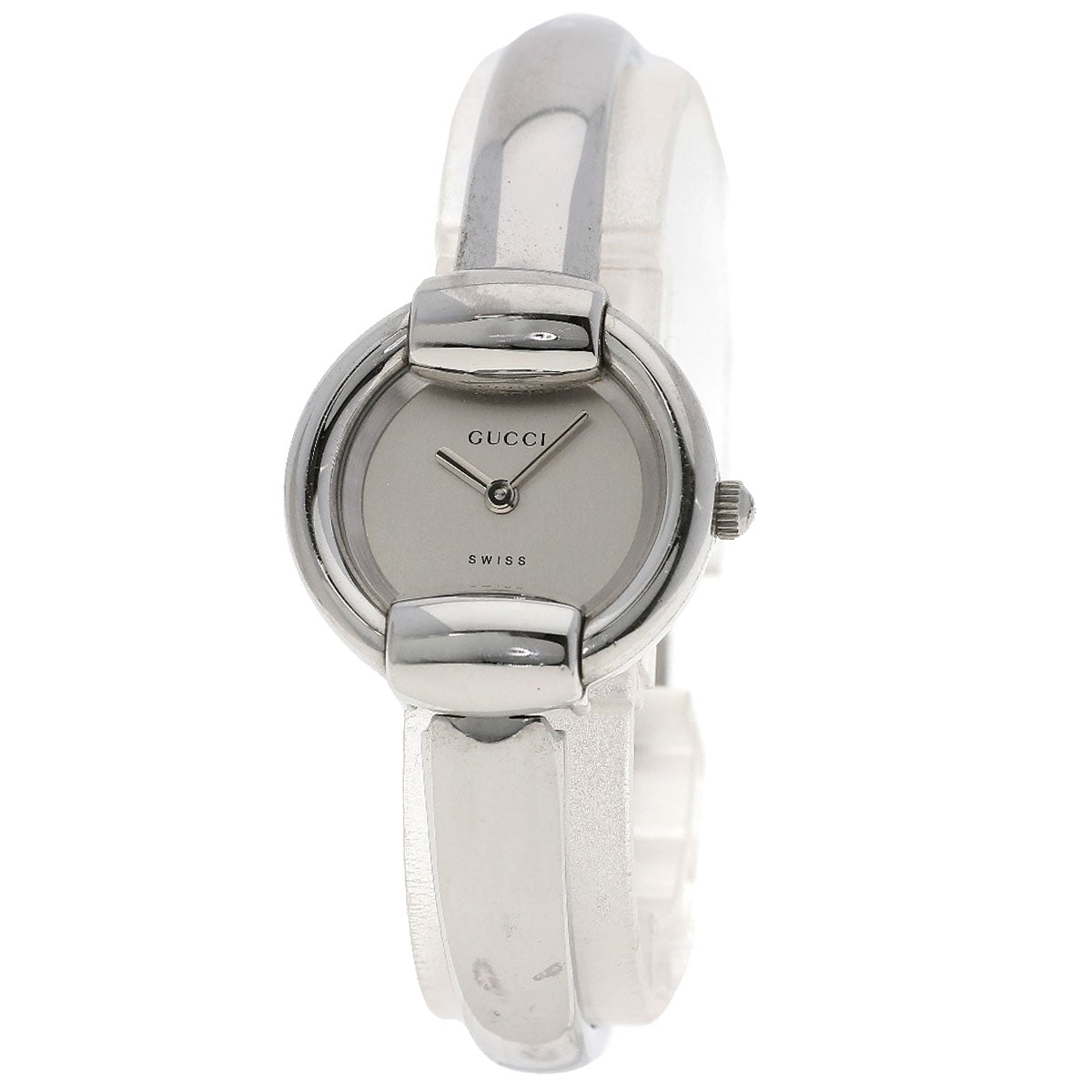 GUCCI Round face Watches 1400L Stainless Steel/Stainless Steel Ladies
