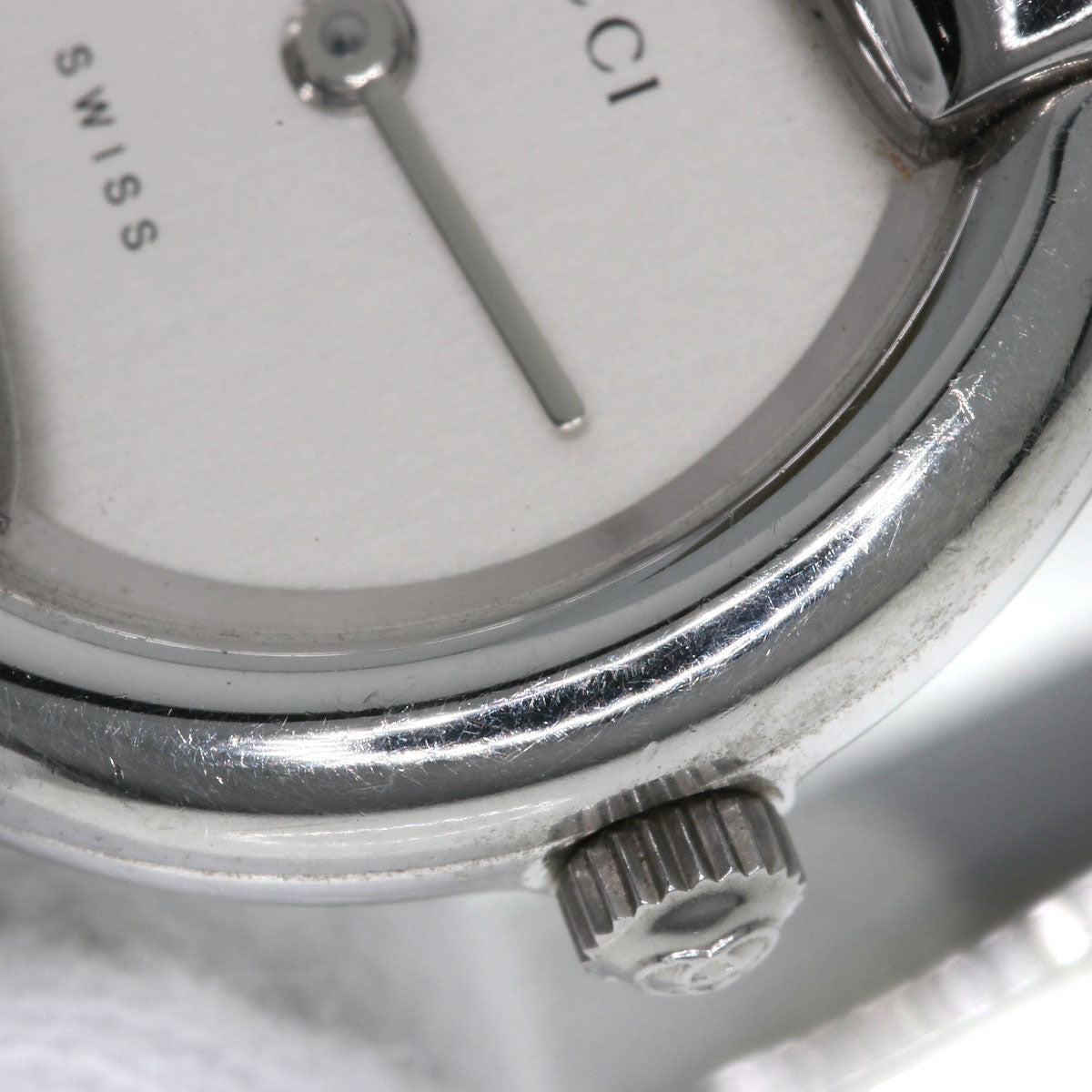 GUCCI Round face Watches 1400L Stainless Steel/Stainless Steel Ladies