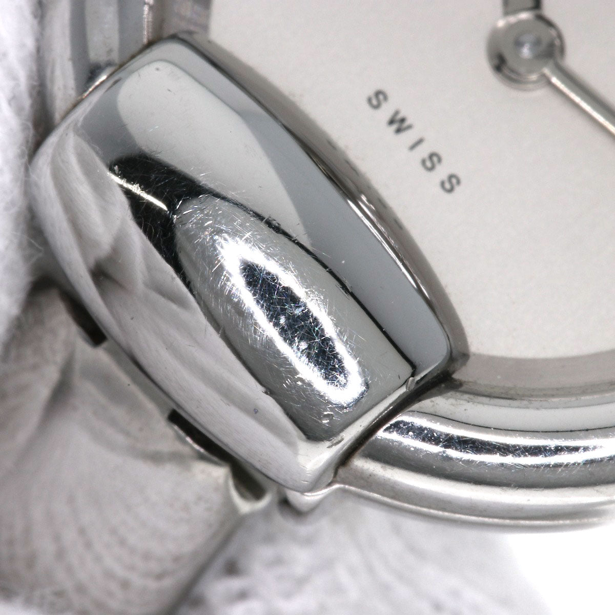 GUCCI Round face Watches 1400L Stainless Steel/Stainless Steel Ladies