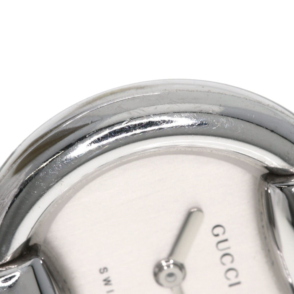 GUCCI Round face Watches 1400L Stainless Steel/Stainless Steel Ladies