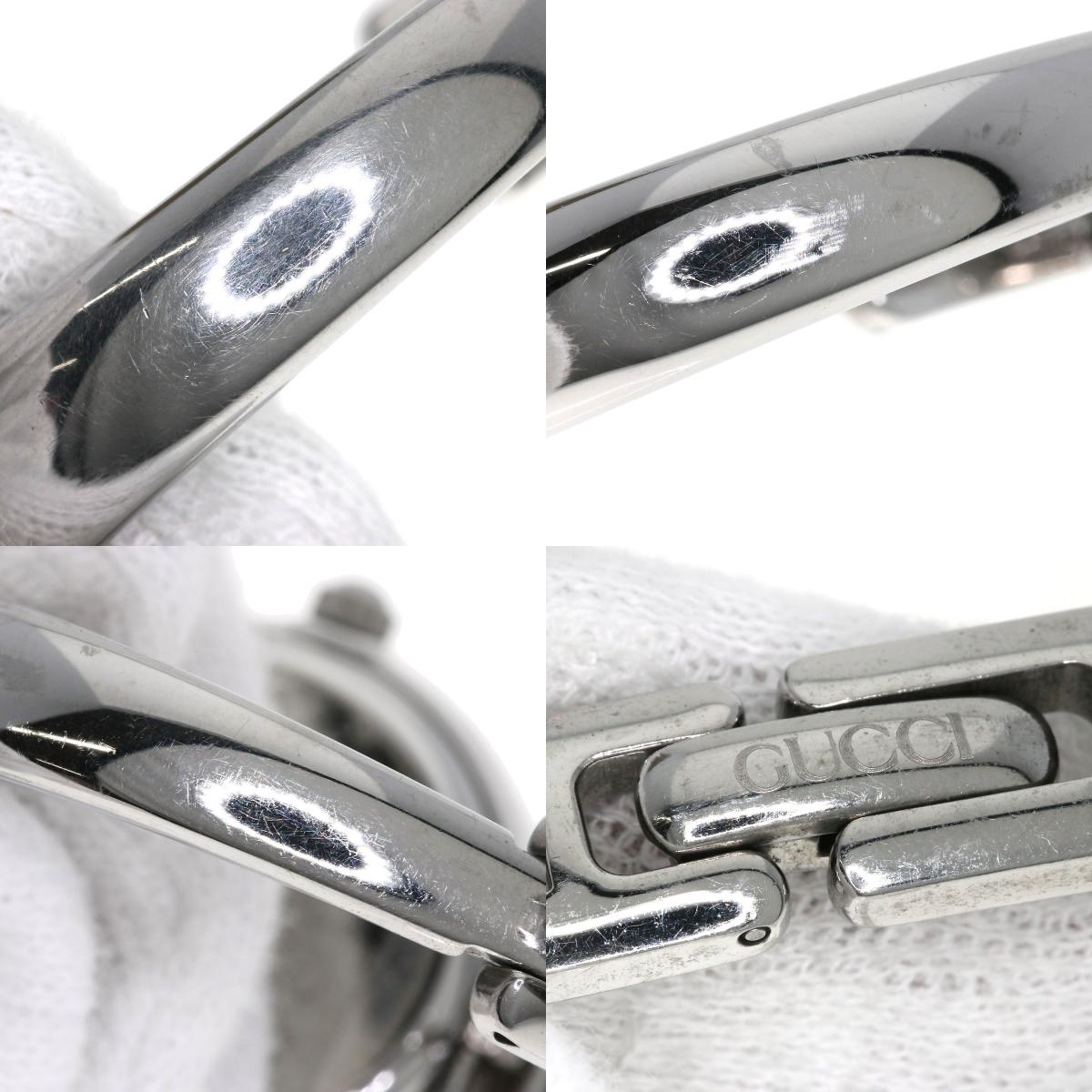 GUCCI Round face Watches 1400L Stainless Steel/Stainless Steel Ladies