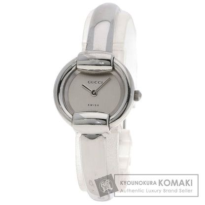 GUCCI Round face Watches 1400L Stainless Steel/Stainless Steel Ladies