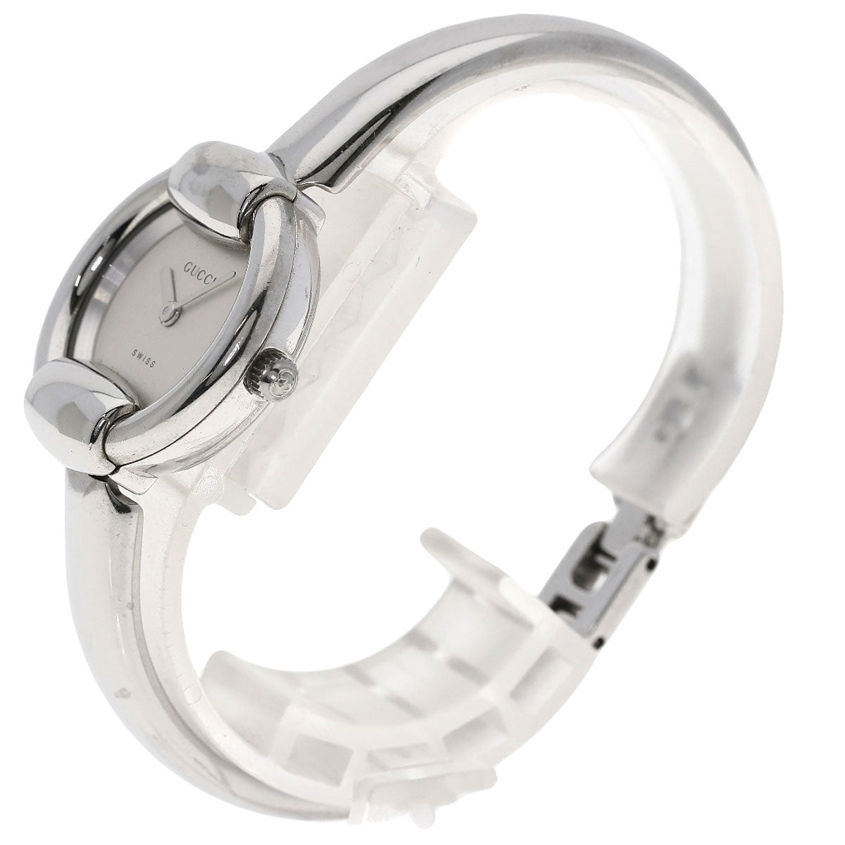 GUCCI Round face Watches 1400L Stainless Steel/Stainless Steel Ladies