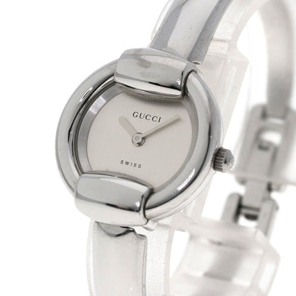 GUCCI Round face Watches 1400L Stainless Steel/Stainless Steel Ladies