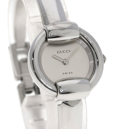 GUCCI Round face Watches 1400L Stainless Steel/Stainless Steel Ladies