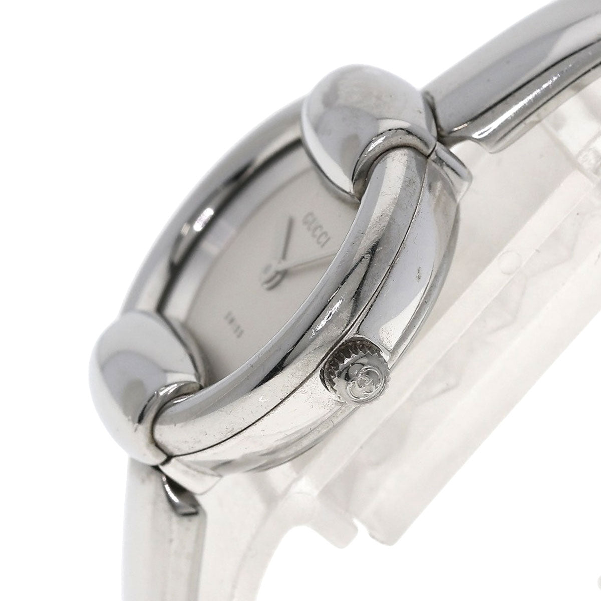 GUCCI Round face Watches 1400L Stainless Steel/Stainless Steel Ladies