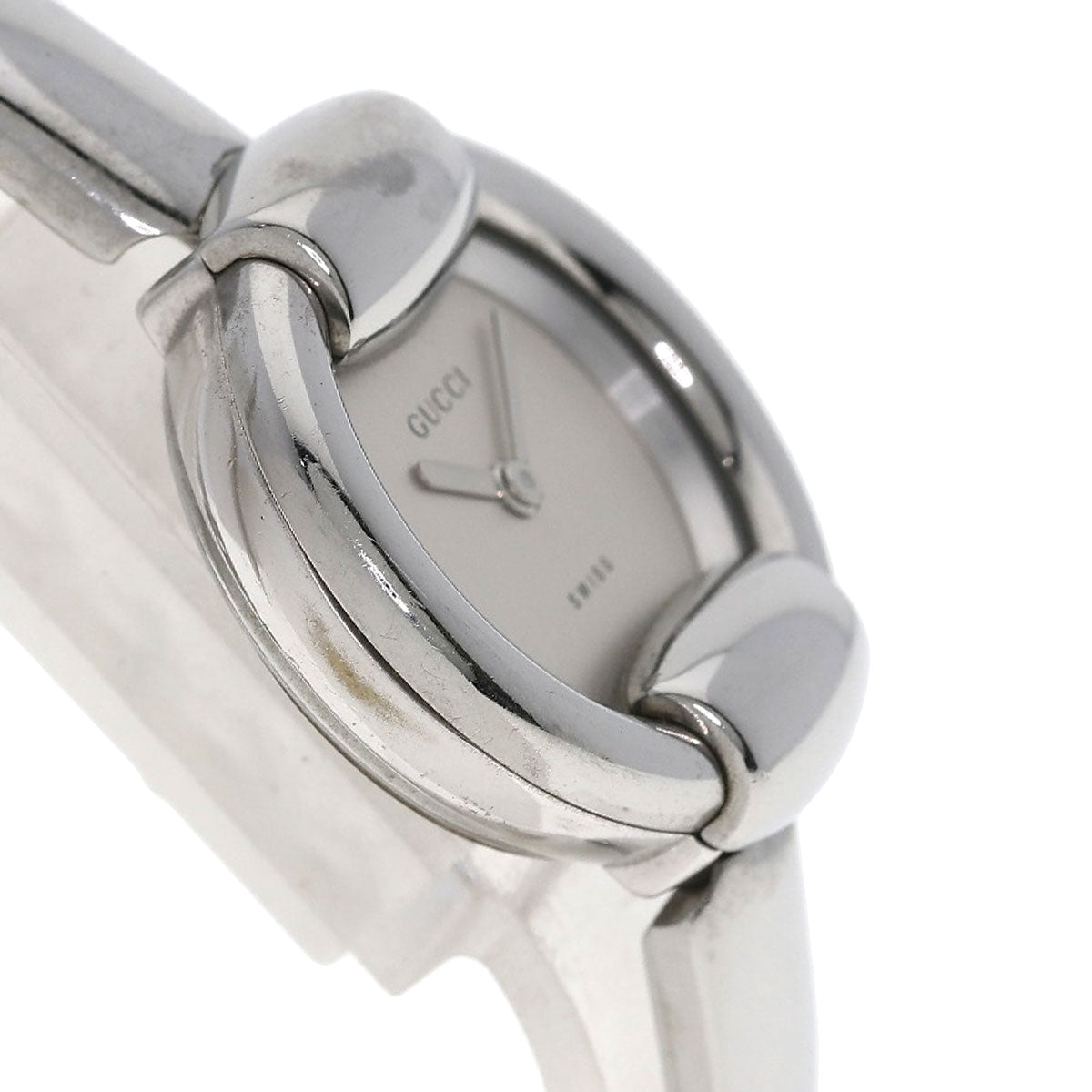 GUCCI Round face Watches 1400L Stainless Steel/Stainless Steel Ladies