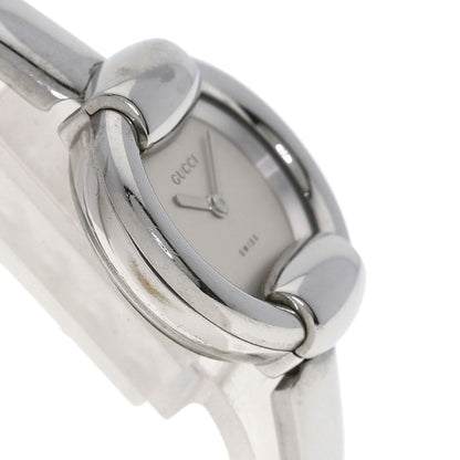 GUCCI Round face Watches 1400L Stainless Steel/Stainless Steel Ladies