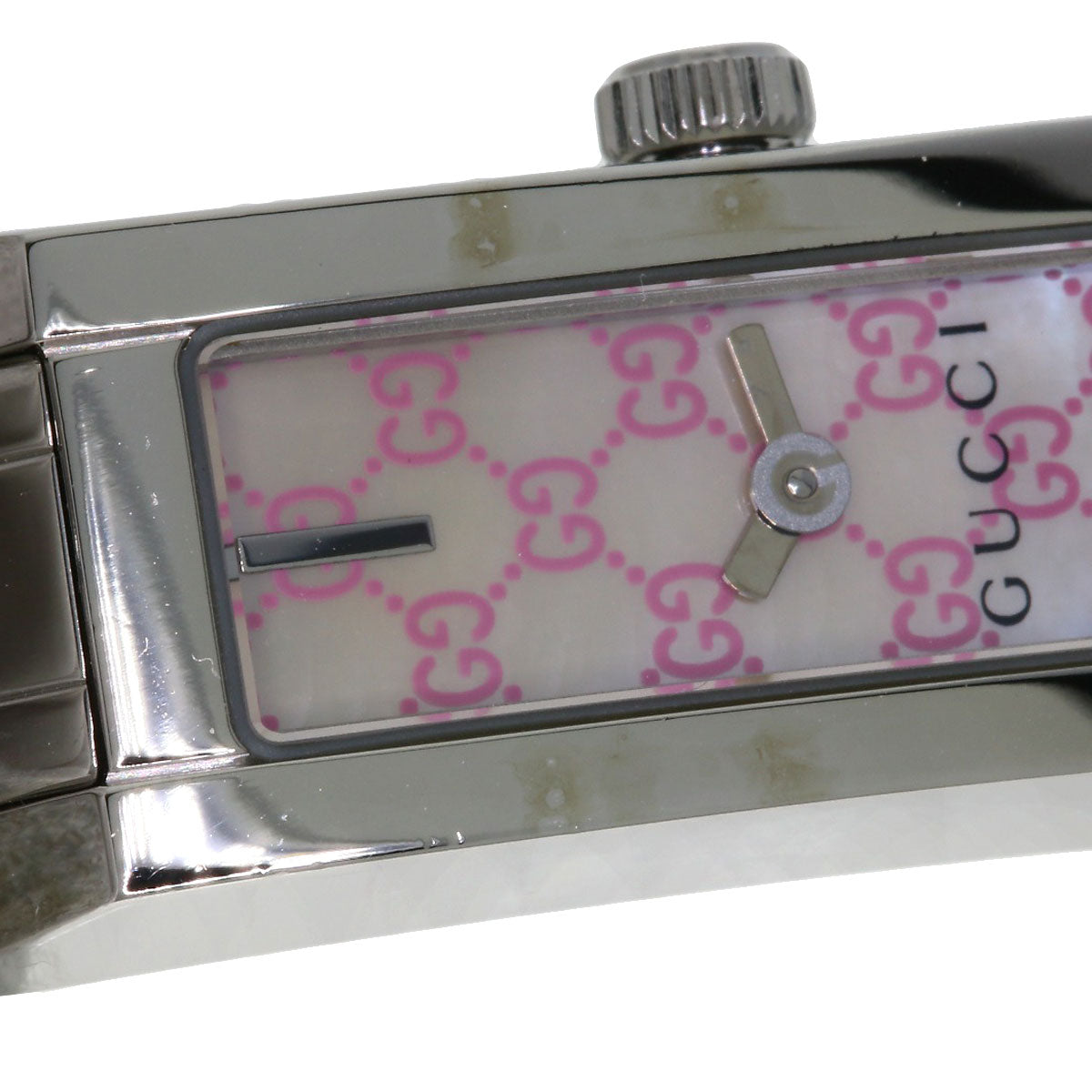 GUCCI Square face Watches YA110 Stainless Steel/Stainless Steel Ladies