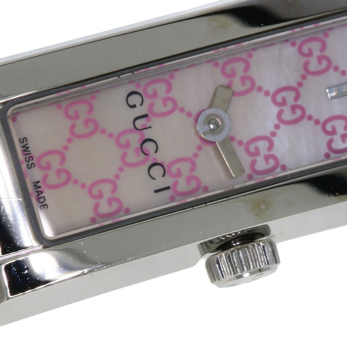 GUCCI Square face Watches YA110 Stainless Steel/Stainless Steel Ladies