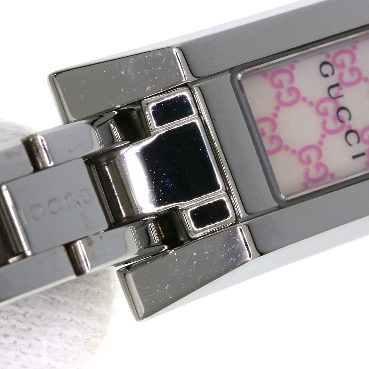 GUCCI Square face Watches YA110 Stainless Steel/Stainless Steel Ladies
