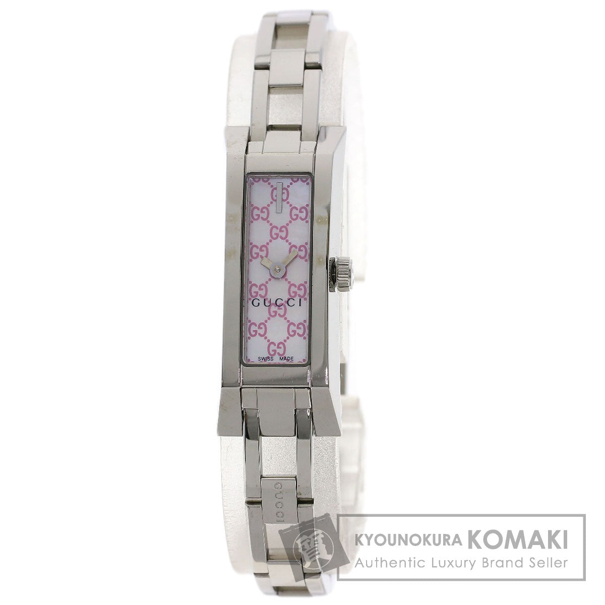 GUCCI Square face Watches YA110 Stainless Steel/Stainless Steel Ladies