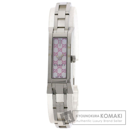 GUCCI Square face Watches YA110 Stainless Steel/Stainless Steel Ladies