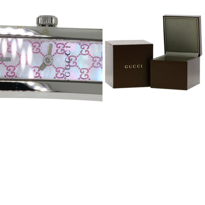 GUCCI Square face Watches YA110 Stainless Steel/Stainless Steel Ladies