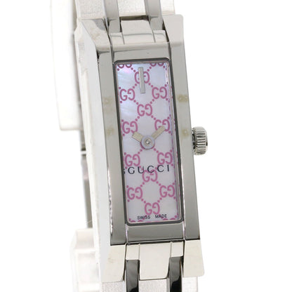 GUCCI Square face Watches YA110 Stainless Steel/Stainless Steel Ladies