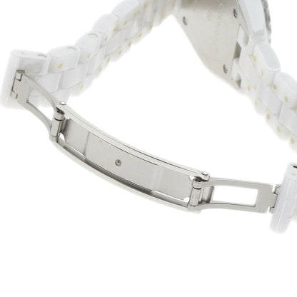 CHANEL J12 1.1" 8P Diamond White Ceramic Watches H2570 Ceramic/Ceramic Ladies