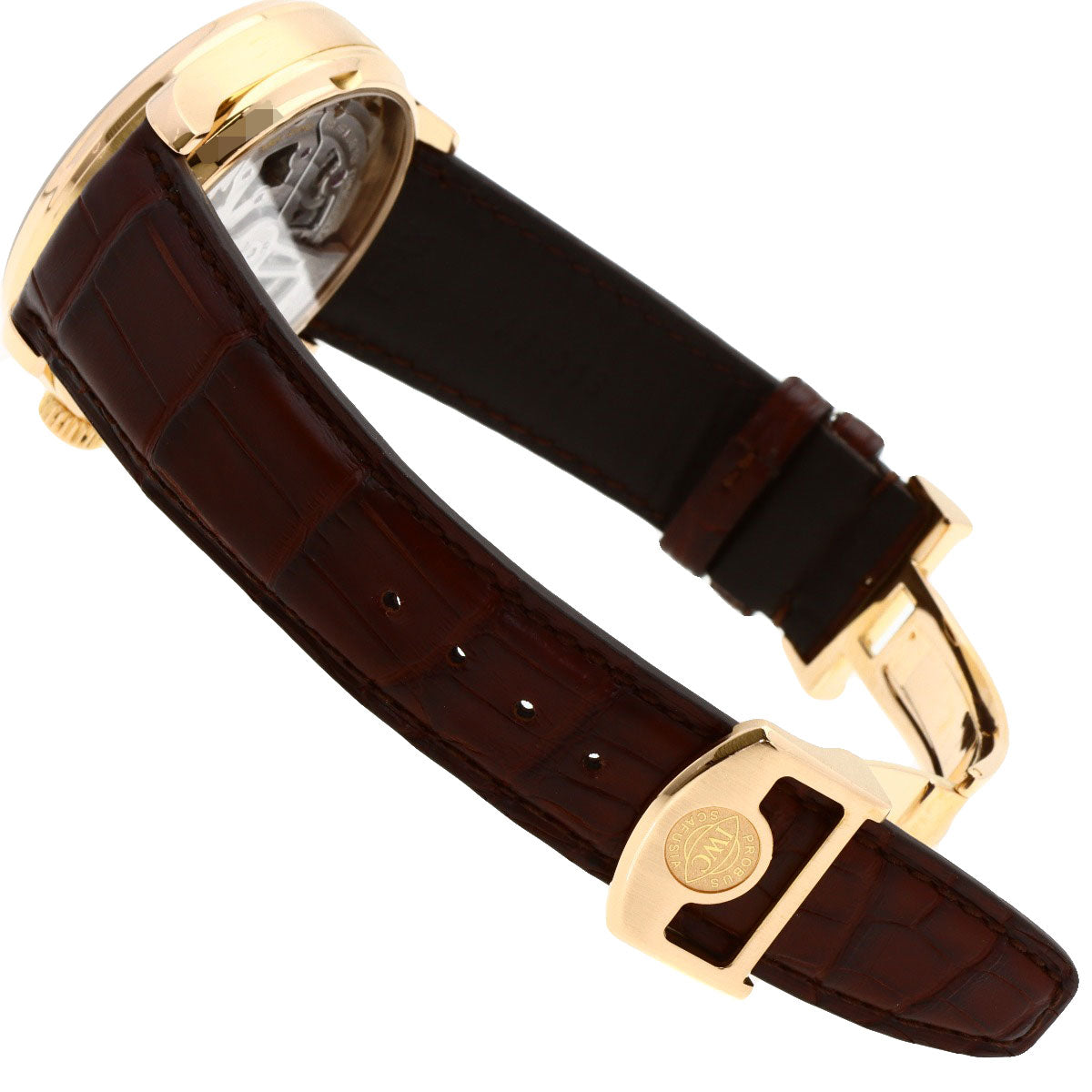 IWC Portuguese 7-day power reserve Watches IW500702 K18 Pink Gold/Leather mens