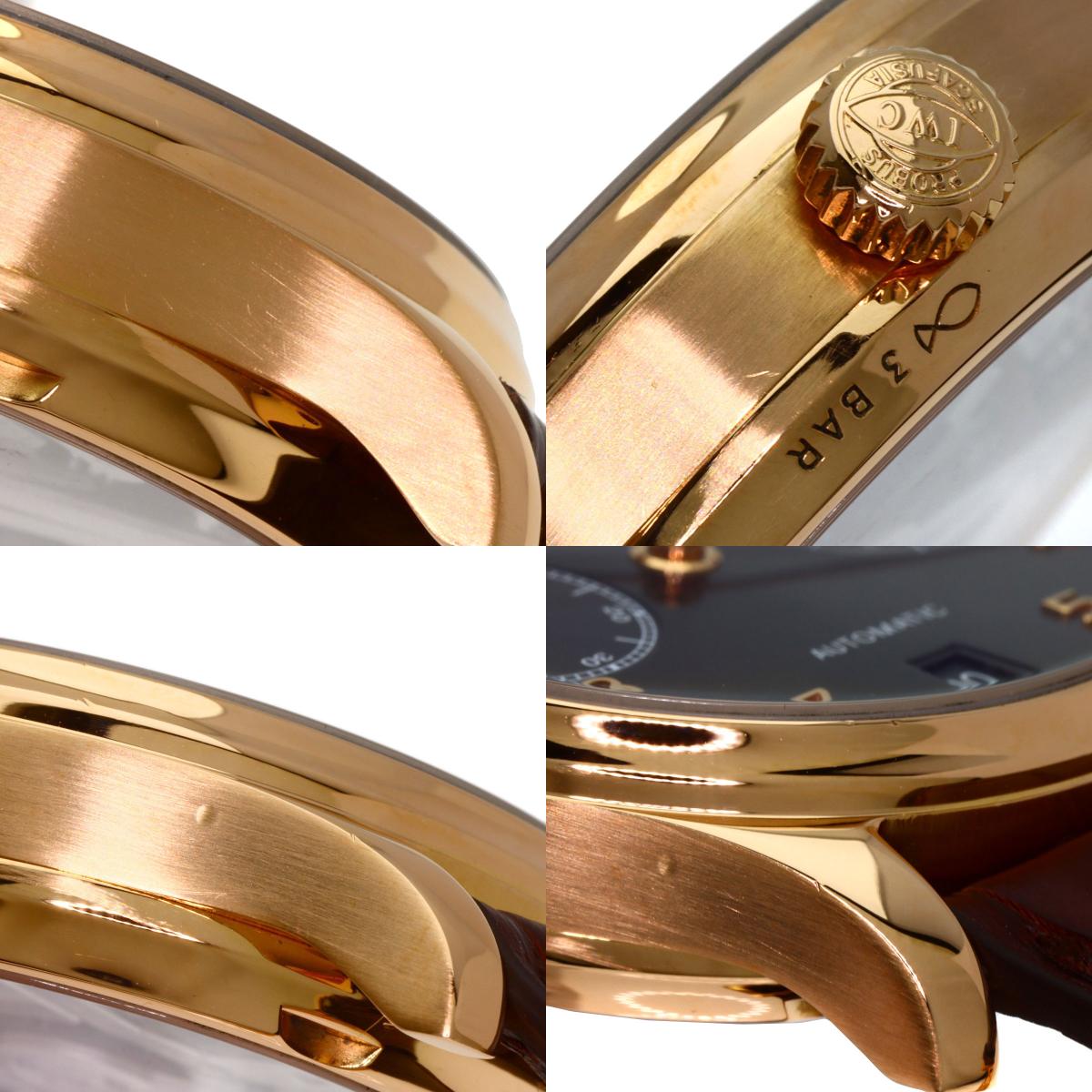 IWC Portuguese 7-day power reserve Watches IW500702 K18 Pink Gold/Leather mens