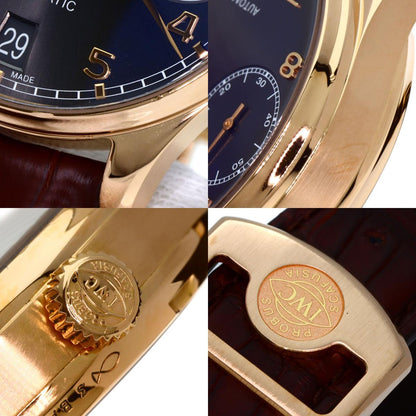 IWC Portuguese 7-day power reserve Watches IW500702 K18 Pink Gold/Leather mens