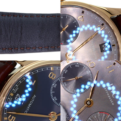 IWC Portuguese 7-day power reserve Watches IW500702 K18 Pink Gold/Leather mens