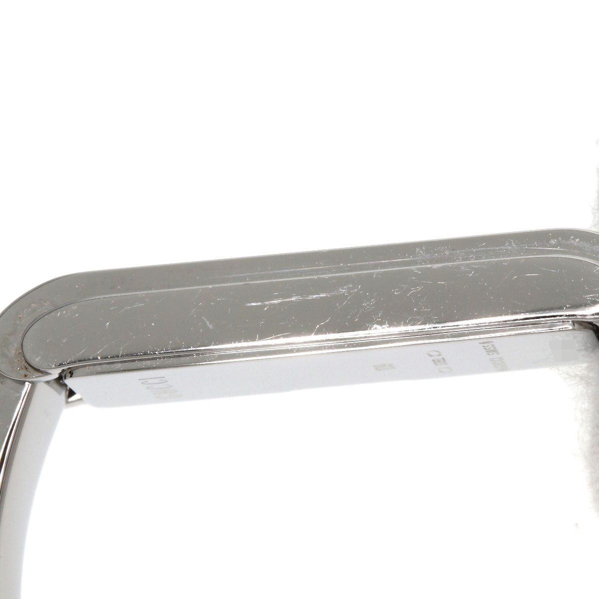 GUCCI Square Face 2P Diamond Watches 109 Stainless Steel/Stainless Steel Ladies