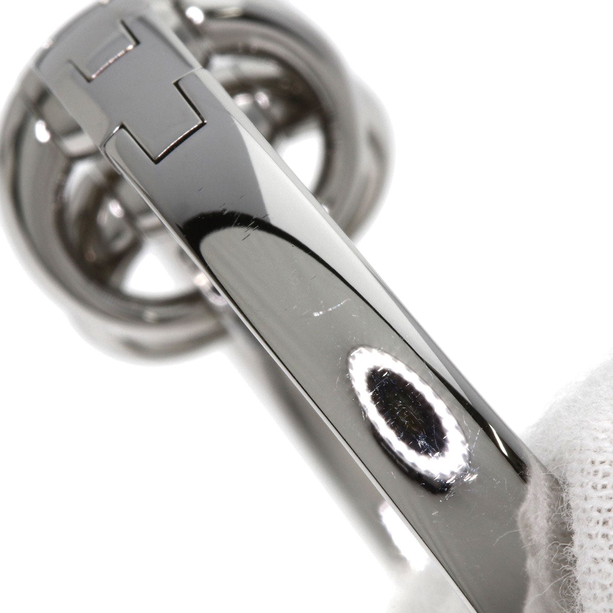 GUCCI Square Face 2P Diamond Watches 109 Stainless Steel/Stainless Steel Ladies