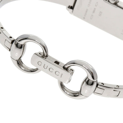 GUCCI Square Face 2P Diamond Watches 109 Stainless Steel/Stainless Steel Ladies