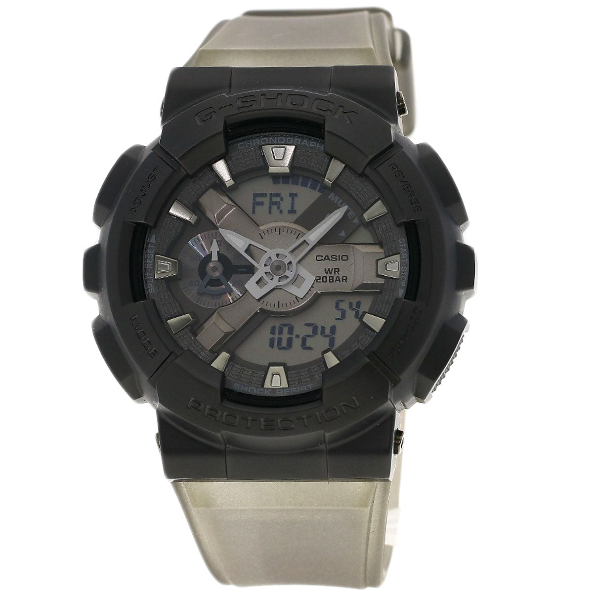 CASIO G-Shock Metal Covered MIDNIGHT FOG Midnight Fog Watches GM-110MF Stainless Steel/resin mens
