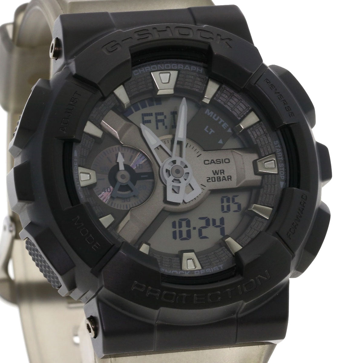 CASIO G-Shock Metal Covered MIDNIGHT FOG Midnight Fog Watches GM-110MF Stainless Steel/resin mens