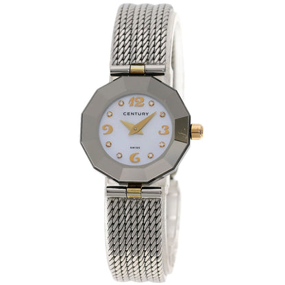 CENTURY Prime Time 8P Diamond Watches Stainless Steel/Stainless Steel Ladies
