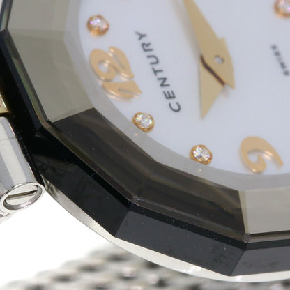 CENTURY Prime Time 8P Diamond Watches Stainless Steel/Stainless Steel Ladies
