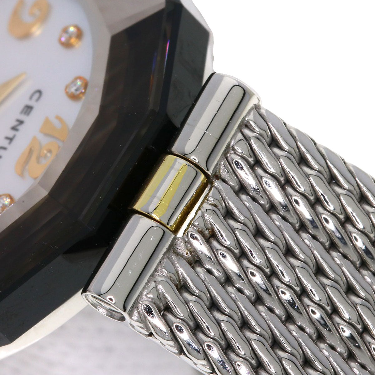 CENTURY Prime Time 8P Diamond Watches Stainless Steel/Stainless Steel Ladies