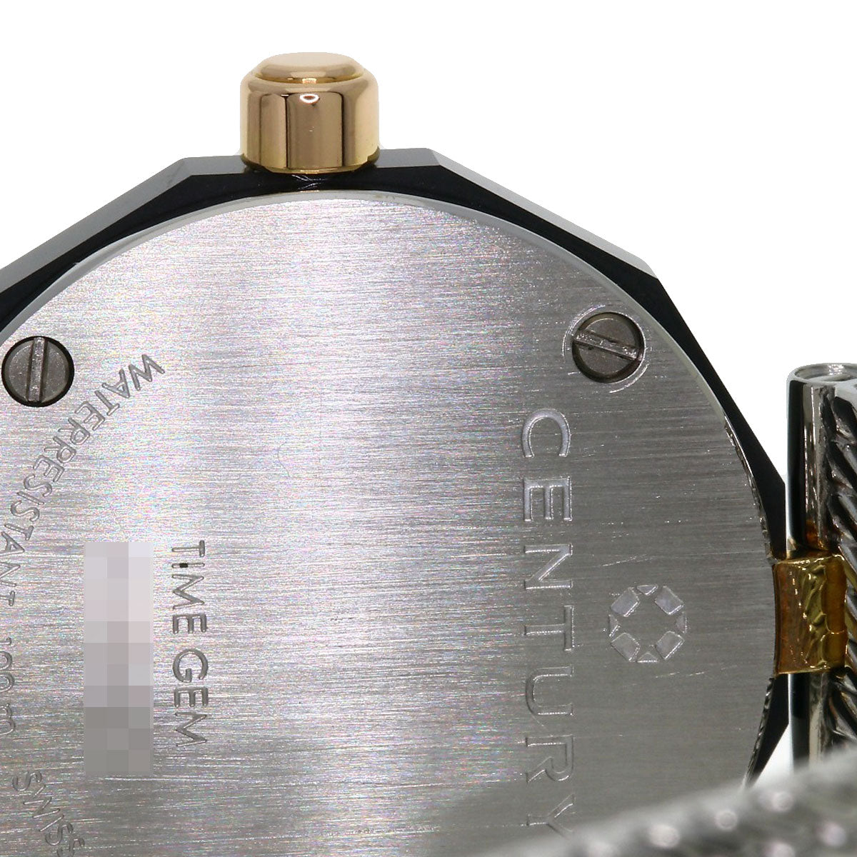 CENTURY Prime Time 8P Diamond Watches Stainless Steel/Stainless Steel Ladies