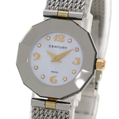 CENTURY Prime Time 8P Diamond Watches Stainless Steel/Stainless Steel Ladies